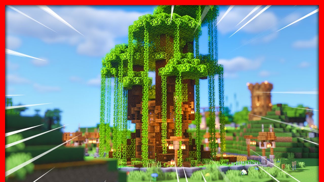 Casa del arbol minecraft