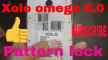Xolo omega 5.0 Hard reset || pattern lock remove without flashtool