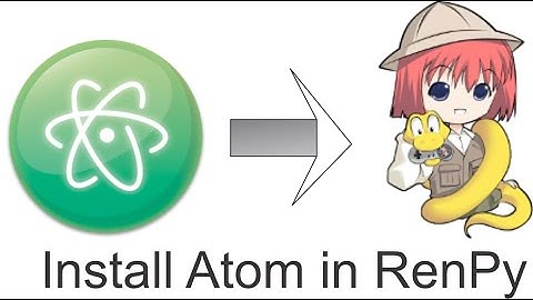 Install Atom as Default Text Editor in Ren