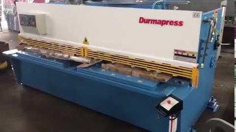 QC12Y 8x3200 hydraulic shearing machine with E200 cnc control system from Durmapress