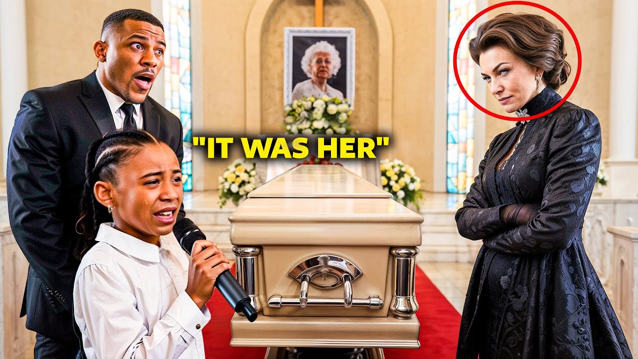 Girl Interrupts Grandmother’s Funeral and Reveals Shocking Truth Dad