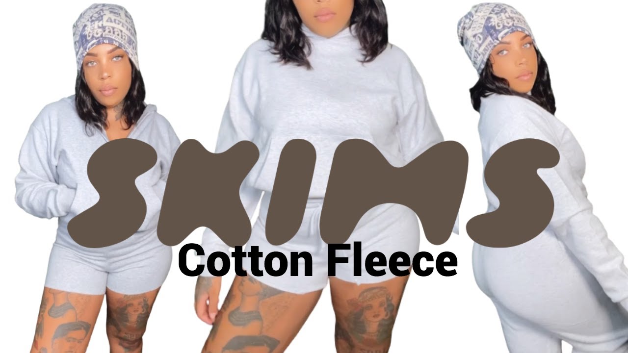 SKIMS COTTON FLEECE - YouTube