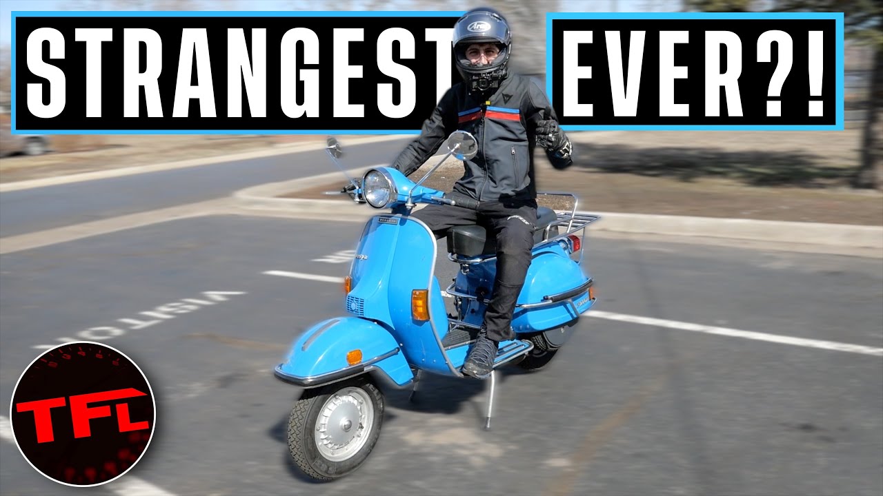 У этого Vespa P200E 1979 года самая безумная коробка передач, которую мы когда-либо использовали:...