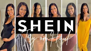 SHEIN TRY-ON HAUL | DRESSES | MATERNITY CLOTHES