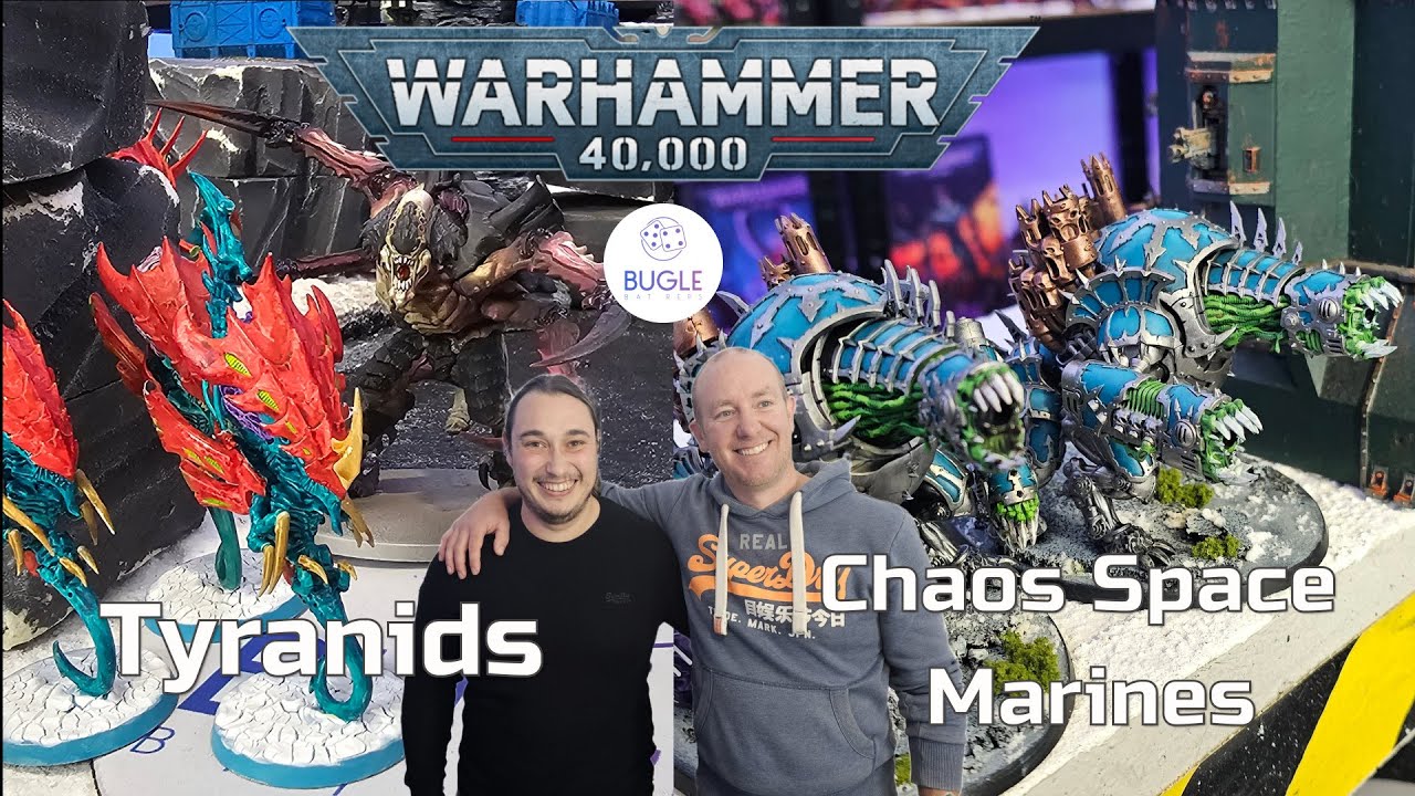 Tyranids vs Chaos Space Marines | Warhammer 40k Battle Report - YouTube