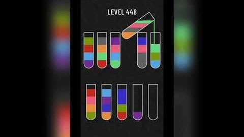 Water sort puzzle level 448