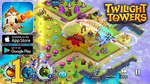 Twilight Towers: Merge Defense | Gameplay Walkthrough (Android, iOS)
