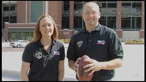 Bryon, Jana & Bill Green & Gold Gridiron Promo 2014