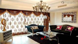 Contemporary Curtain Designs For Living Room.