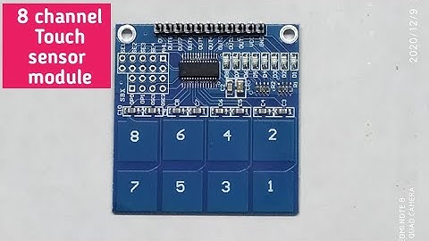 8 channel Touch sensor module|Digital Capacitive Switch Touch Sensor Module for Arduino|8 Channel