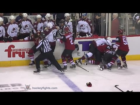 Erik Johnson vs Zac Rinaldo Dec 23, 2017