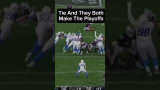 Tie And They Bofh Make The Playoffs