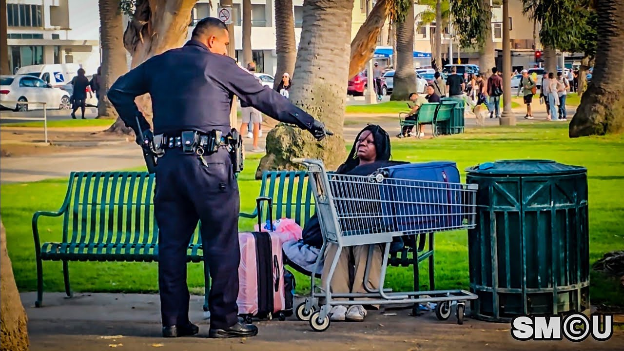 𝗣𝗔𝗟𝗜𝗦𝗔𝗗𝗘𝗦 𝗣𝗔𝗥𝗞 𝗘𝗡𝗙𝗢𝗥𝗖𝗘𝗠𝗘𝗡𝗧: Police Cite Woman, Remove Shopping Cart from Park