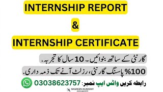 AIOU Internship Spring 2026 | Internship Report Format, Certificate & Complete Internship Solution