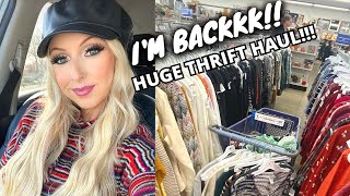 HUGE THRIFT HAUL MARCH 2023 | 2 MONTHS WORTH OF THRIFTING