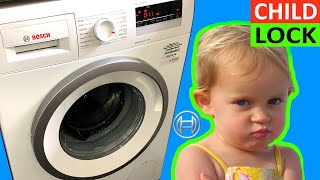 How to activate Child Lock on Bosch Washing Machine