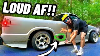 I STRAIGHT PIPED my mini Drift Truck!