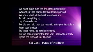 Six Cast - Haus of Holbein (Lyrics)