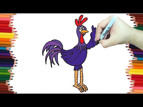 Video: Hvordan Man Tegner En Cockerel