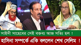 শেখ হাসিনার নিরাপত্তা সম্পর্কে একি বললেন শেখ সেলিম !