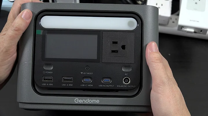 Gendome Go 300 Portable Power Station, 288Wh LiFePO4 Battery with 300W AC Outlet #gendome #go300