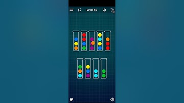 Level 46 Ball Sort Puzzle Color Sorting