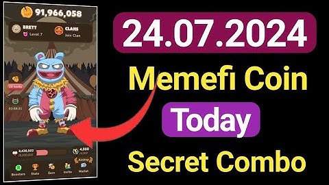 Memefi Secret Combo Today | Memefi Secret Code | Memefi New Update | Memefi Secret Combo