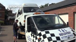 Campervan Diary 3: on the tow truck by caravandiary 738 views 10 years ago 1 minute, 26 seconds