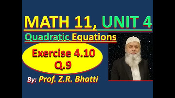 MATH 11, Chp 4, Lec#55, Exercise 4.10, Q.9