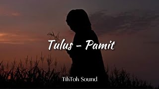 Tulus - Pamit (lirik)