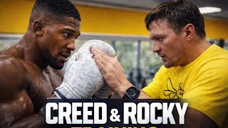 USYK TRAINING ANTHONY JOSHUA