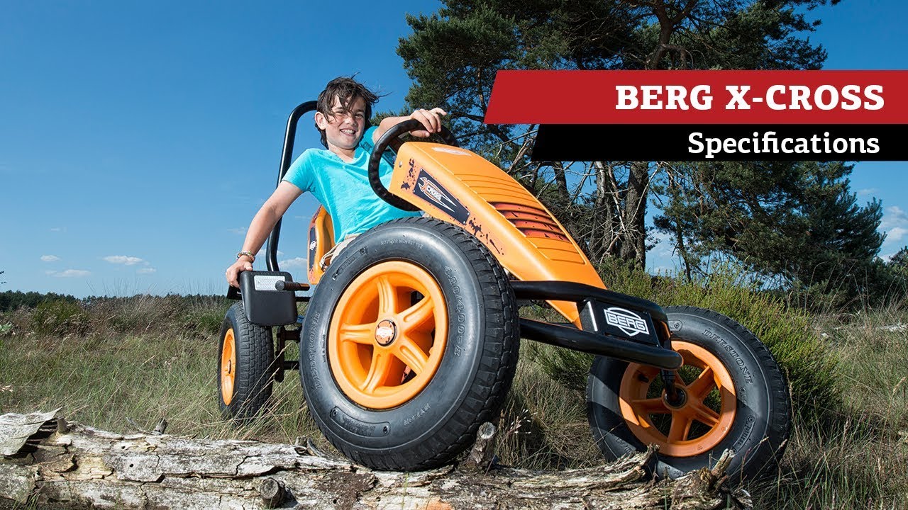 BERG X-Cross BFR pedal go-kart | specifications - YouTube