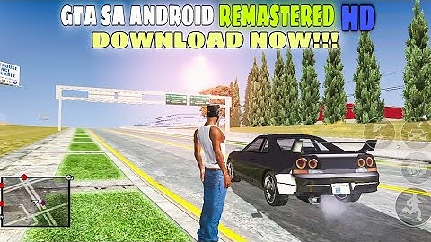 GTA San Andreas Definitive Edition Android V2 _ GTA SA Remastered 4k graphic Mod - NISSAN SKYLINE