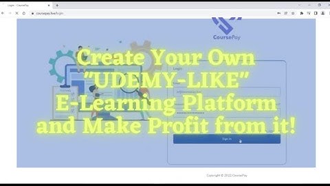 Create Your Own "Udemy-Like" E-Learning Platform and Make Profit From It | Ekim World