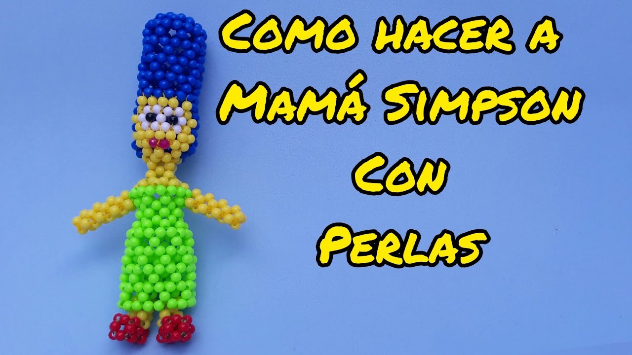 Figuras con cuentas (Marge Simpson).