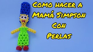How to make LISA SIMPSON from pearls or bead. - YouTube
