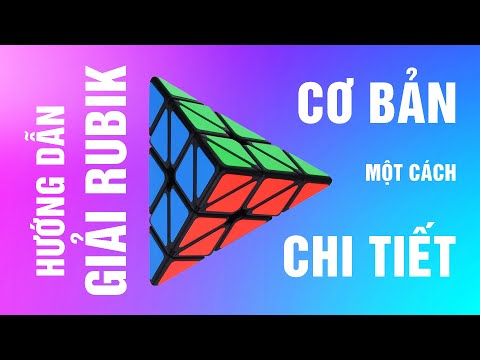 Video HƯỚNG DẪN GIẢI RUBIK TAM GIÁC - PYRAMIN CƠ BẢN CHI TIẾT - youtube