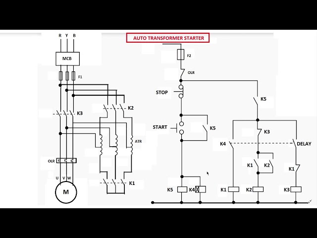 Auto Transformer Starter Power Wiring Connection Explained  @TheElectricalGuy 