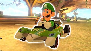 Mario Kart 8 Deluxe - 150cc Flower Cup Mirror Mode (Luigi Gameplay)