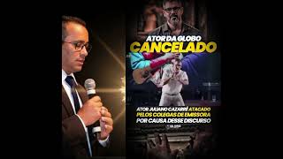 Ator Juliano Cazarre está sendo cancelado pela esquerda por causa deste discurso! inscreva-se.