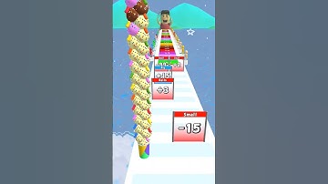AMAZING!! Ice cream Stack Run 33 #games #icecream