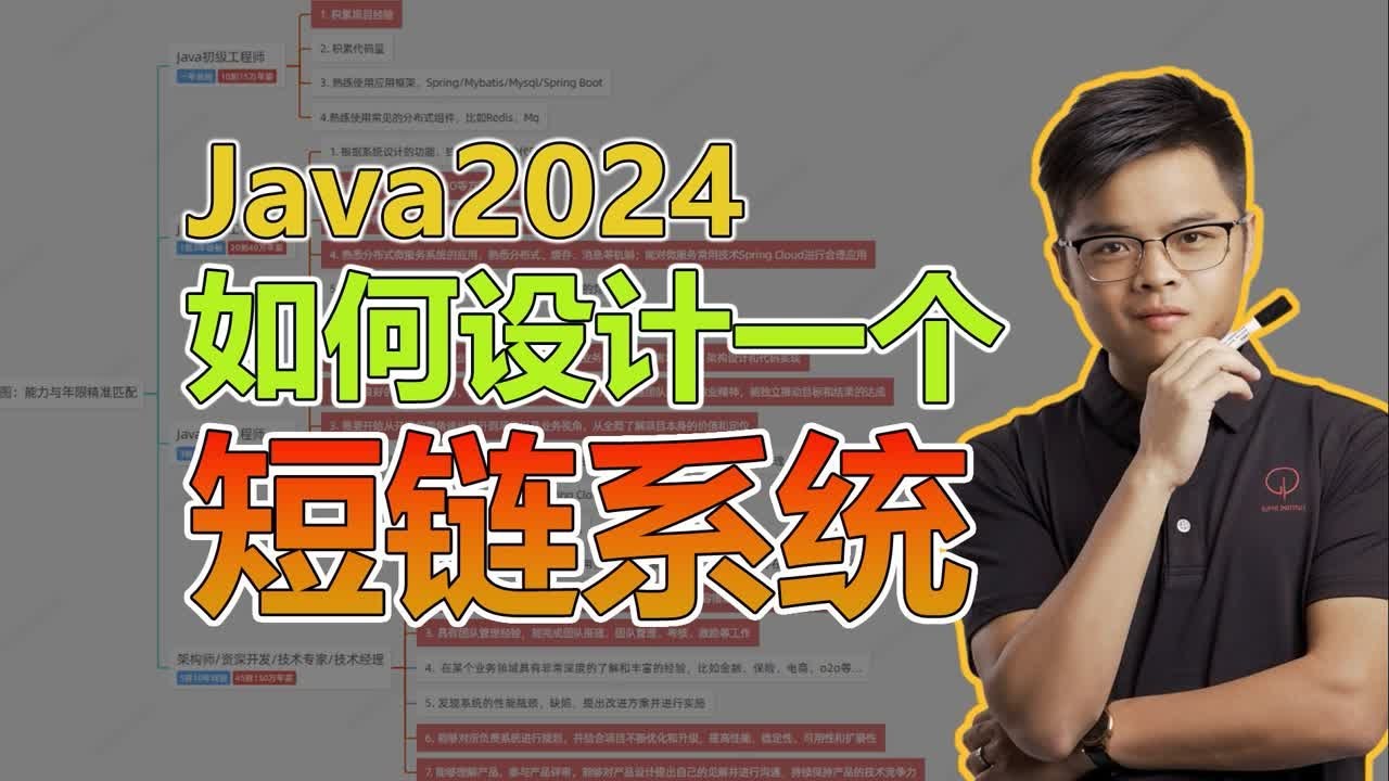 【Java面试突击】今天的面试题是如何设计一个短链系统? - YouTube