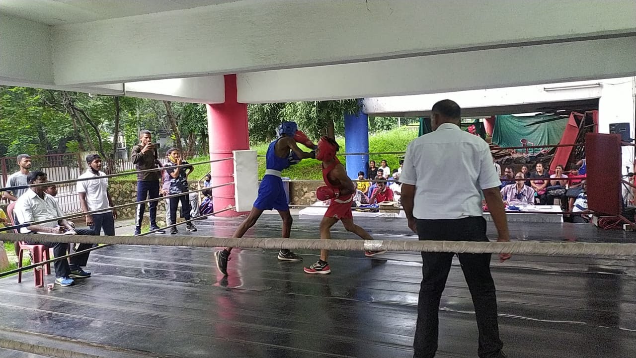 Sub junior boxing tournament final match in JRD Tata sports complex