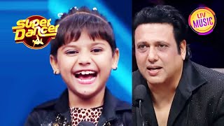 OMG! Govinda Gives Vaishnavi A Hilarious But Sweet Compliment! | Super Dancer