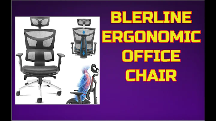 blerline Ergonomic Office Chair With Lumbar Support - Adjustable