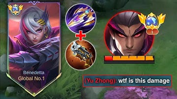 DO THIS WHEN YOU FACING YU ZHONG IN EXP LANE!! 🔥 BENEDETTA VS YU ZHONG | MOBILE LEGENDS