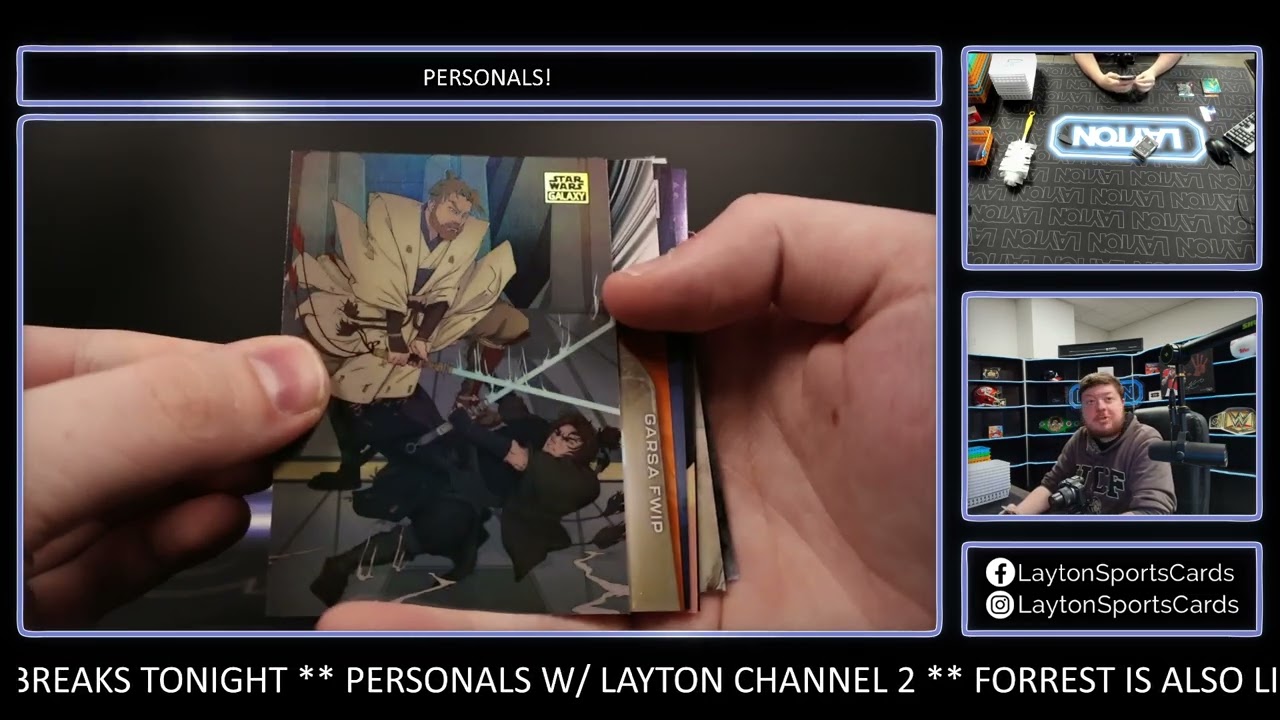 1 Box of 2025 Chrome Star Wars Galaxy for Victor R