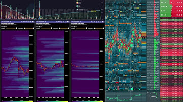HD Bitcoin Live BookMap + Liquidation HeatMap + KingFisher #bookmap #hyblock #liquidations #bitcoin