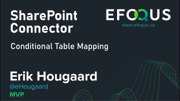 Conditional Table Mapping with the SharePoint Connector
