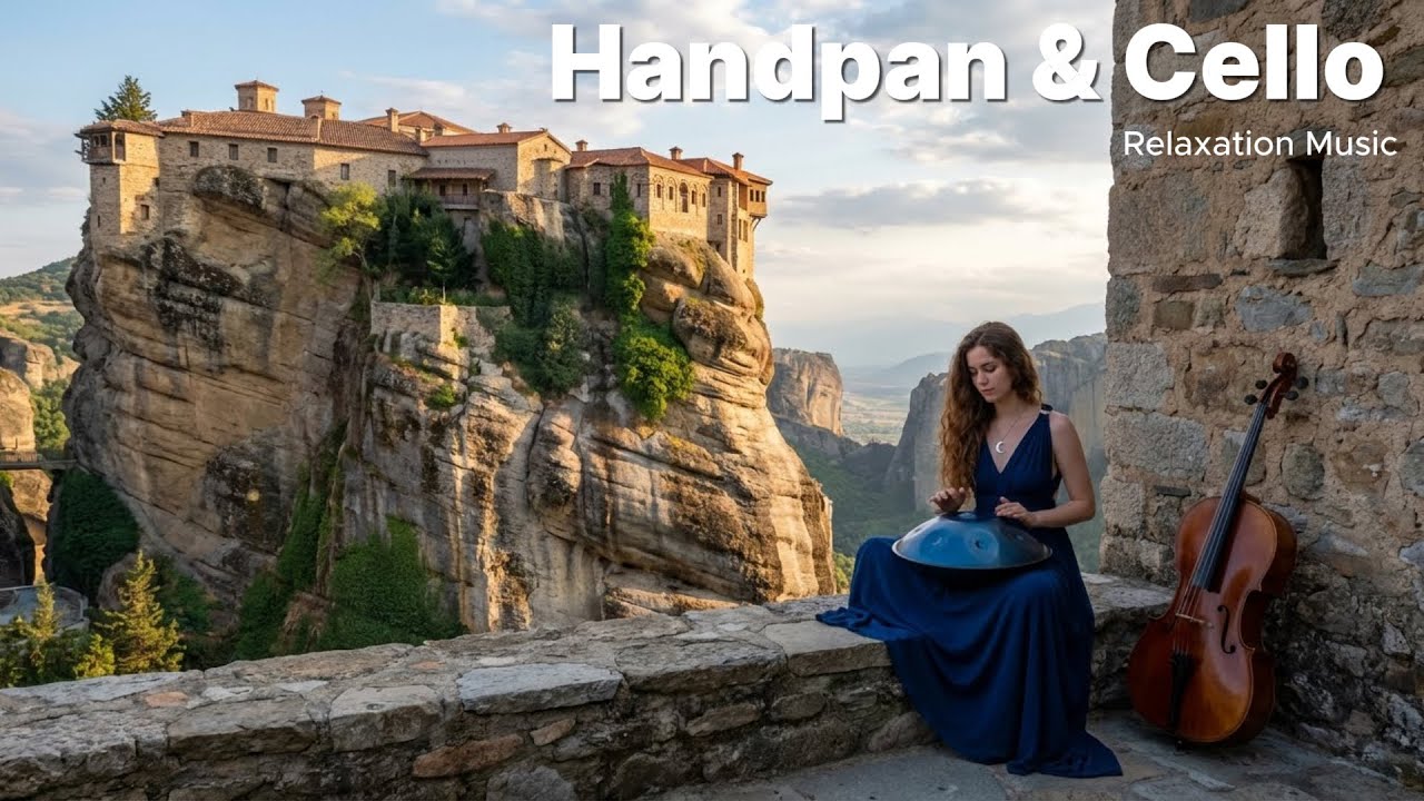 🏛️ Meteora Majesty: Handpan & Cello Among the Pillars of the Sky